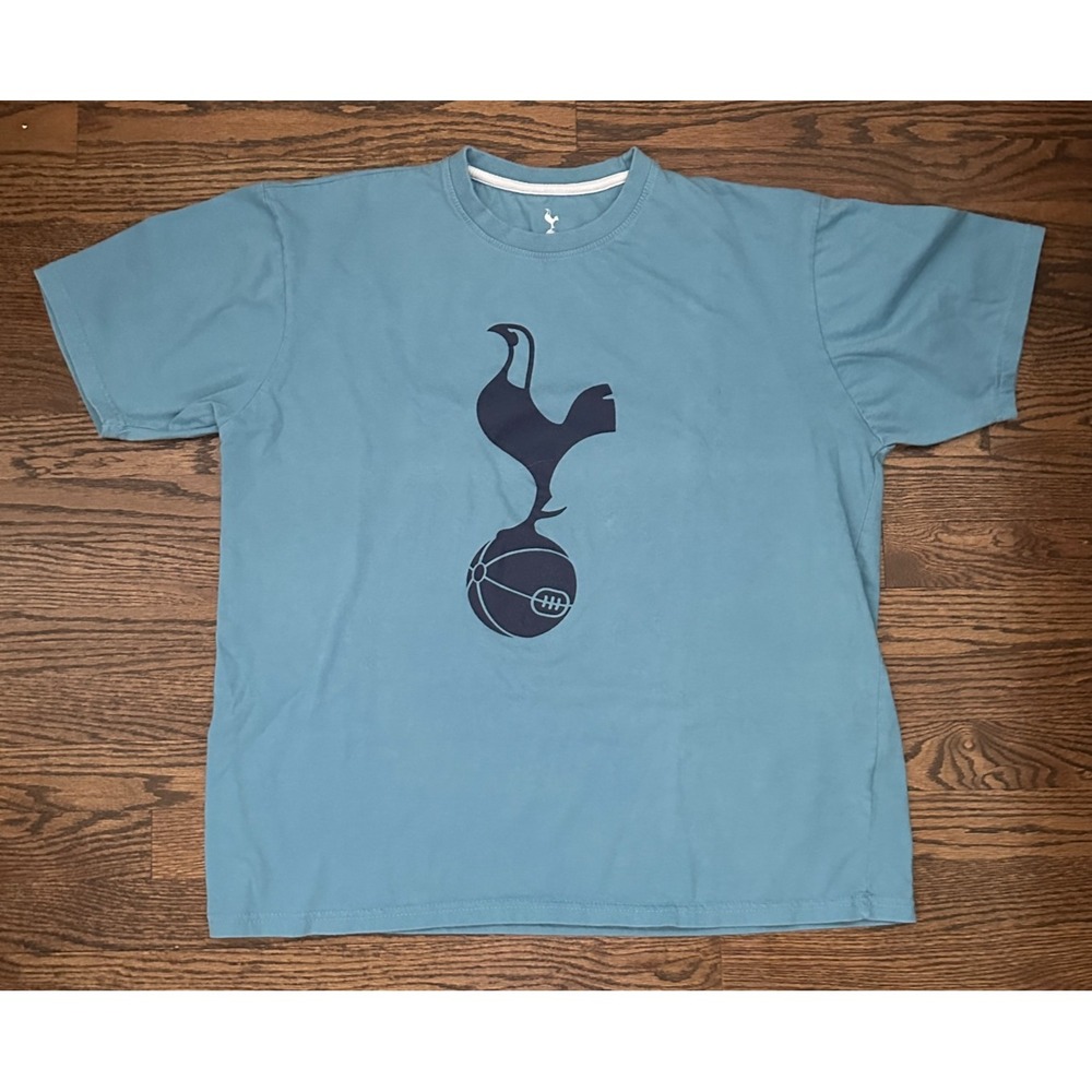 Tottenham Hotspur Mens Gray Soccer Football Graphic XL T Shirt Tee